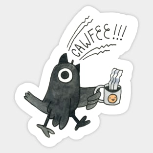 Cawfee!!! Sticker